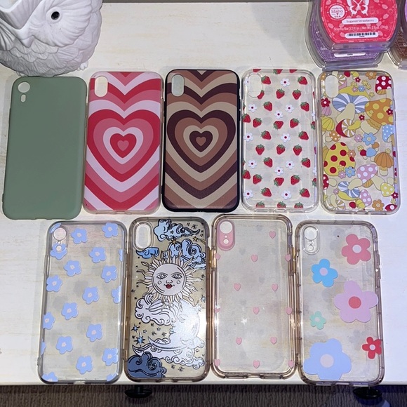 IPhone Other - 🍄5/45$Bundle of 8 IPhone Xr cases!🌻